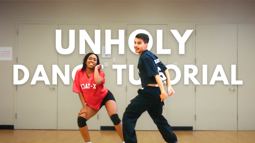 Unholy Full Dance Tutorial- Ivan Lopez, Teddy Wright Choreo